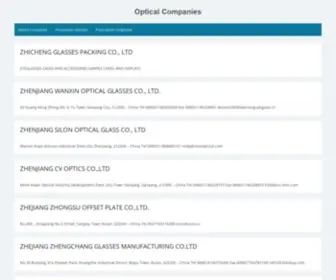 Glassesbrand.com(Optical Companies) Screenshot