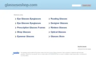 Glasseseshop.com(100% satisfaction guaranteed. Hassle) Screenshot