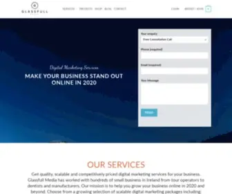 Glassfullmedia.ie(We grow business online) Screenshot