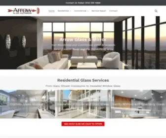 Glassgang.com(Arrow Glass & Mirror) Screenshot