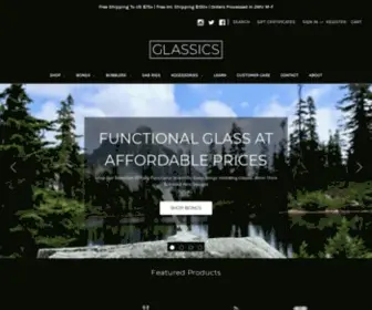 Glassics.co(GLASSICS ONLINE HEADSHOP) Screenshot