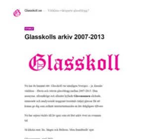 Glasskoll.se(Världens) Screenshot