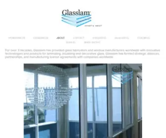 Glasslam.com(Laminated glass) Screenshot