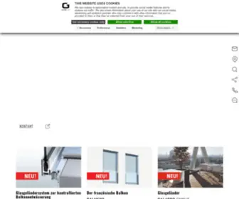Glassline.de(Alles zur Verwirklichung von moderner Glasarchitektur) Screenshot
