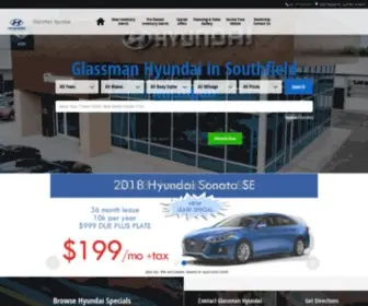 Glassmanhyundai.com Screenshot