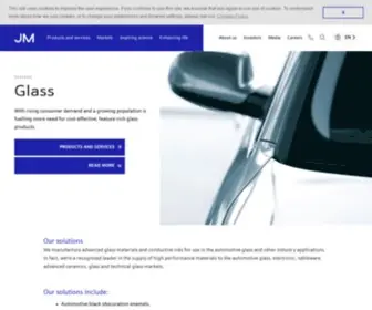 Glassmatthey.com(Johnson Matthey) Screenshot