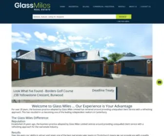 Glassmiles.co.nz(Glass Miles real estate) Screenshot