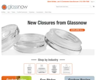 Glassnow.com(Glass Packaging Manufacturer) Screenshot