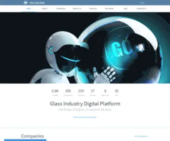 Glassopenbook.com(Glass Industry Network) Screenshot