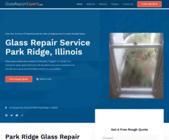 Glassrepairexpert.com(Park Ridge Glass Repair) Screenshot