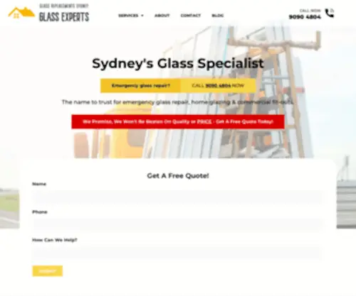 Glassreplacementsydney.com.au(Glassreplacementsydney) Screenshot