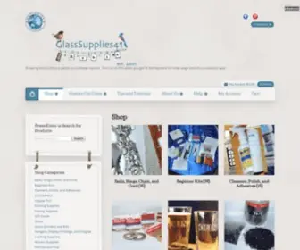 Glasssupplies41.com(Automated calculations of shipping will overcharge) Screenshot