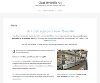 Glassumbrellaart.com(Glass Umbrella Art) Screenshot