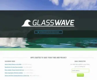 Glasswave.co(Apps & Websites) Screenshot