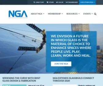 Glasswebsite.com(National Glass Association) Screenshot