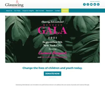 Glasswing.org(Empowering Communities) Screenshot