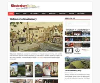 Glastonbury.uk(Your Guide to Glastonbury) Screenshot