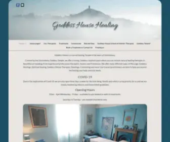 Glastonburygoddesshouse.co.uk(Goddess House Healing) Screenshot