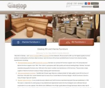 Glastop.com(Marine and RV Furniture) Screenshot