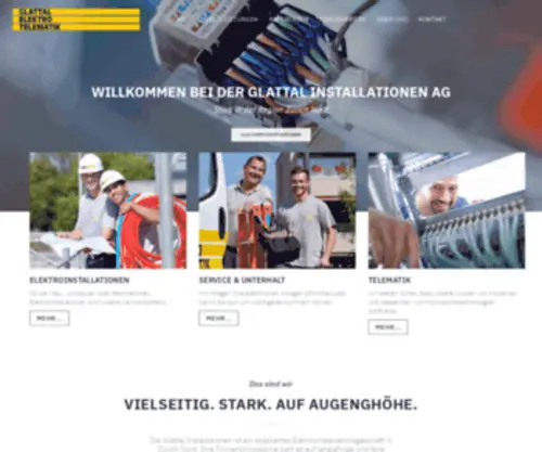 Glattal-Elektro.ch(Glattal Installationen AG) Screenshot
