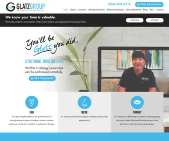 Glatzyoudid.com(Balloon sinuplasty) Screenshot