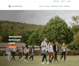 Glaubenszentrum.de(Bibelschule) Screenshot