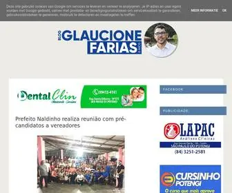 Glaucionefarias.com.br(Blog Glaucione Farias) Screenshot