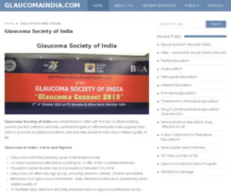 Glaucomaindia.com(GlaucomaIndia) Screenshot