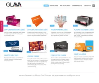 Glava.ca(Plastic Card Printing Toronto) Screenshot