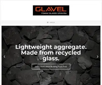 Glavel.com(Glavel foam glass aggregate) Screenshot