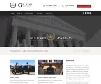 Glaw.me(Gilligan Law Firm) Screenshot