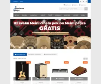 Glazbena-Kutija.hr(Glazbena kutija Web Shop) Screenshot