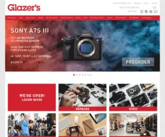 Glazerscamera.com(Glazer's Camera Inc) Screenshot