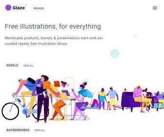 Glazestock.com(Glaze) Screenshot