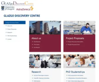 Glazgodiscoverycentre.co.uk(University of Glasgow) Screenshot