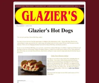 Glazierhotdog.com(Glazier Hot Dogs) Screenshot