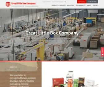 GLBC.com(Manufacturer & Designers of Custom Boxes) Screenshot