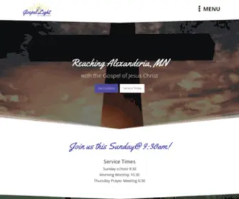 GLbcalex.com(Gospel Light Baptist Church) Screenshot