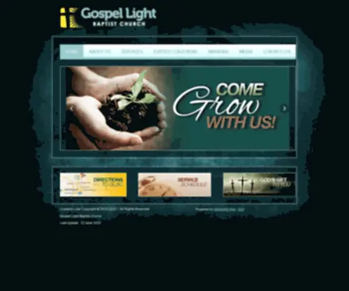GLBcsunbury.org(Gospel Light Baptist Church) Screenshot