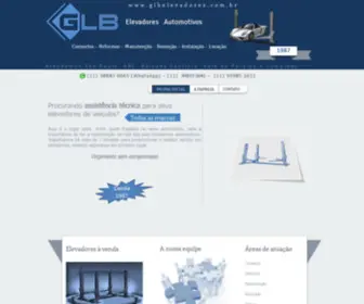 Glbelevadores.com.br(Elevadores Automotivos Manutencao Assistencia Conserto Veiculos) Screenshot