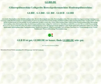 GLBH.de(Gläserspülmaschine) Screenshot