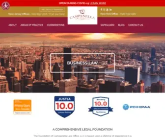 GLcbusinesslaw.com(Campanella Law Office) Screenshot