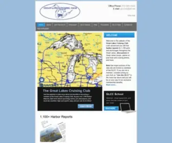 GLCclub.com(The Great Lakes Cruising Club) Screenshot