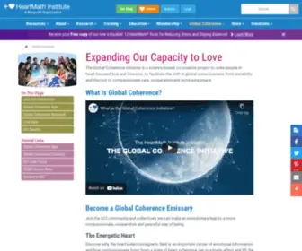 Glcoherence.org(Global Coherence Initiative (GCI)) Screenshot