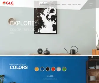 GLcpaints.com(GLC Paints) Screenshot