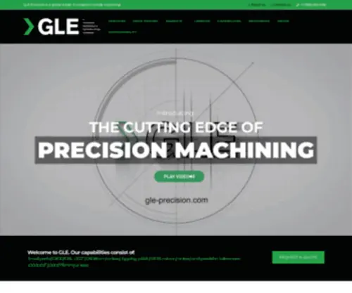 Gle-Precision.com(Tungsten Carbide Plungers) Screenshot
