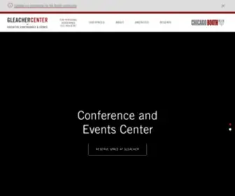Gleachercenter.com(Executive Conferences and Events) Screenshot