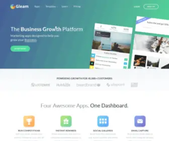 Gleam.io(Grow Your Business With Contests & Social Marketing Apps) Screenshot