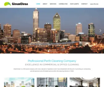 Gleamcleanwa.com.au(Commercial Cleaning Perth) Screenshot