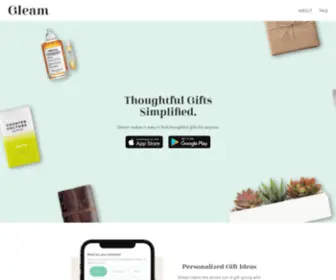 GleamGifts.com(Personalized Gift Recommendations) Screenshot